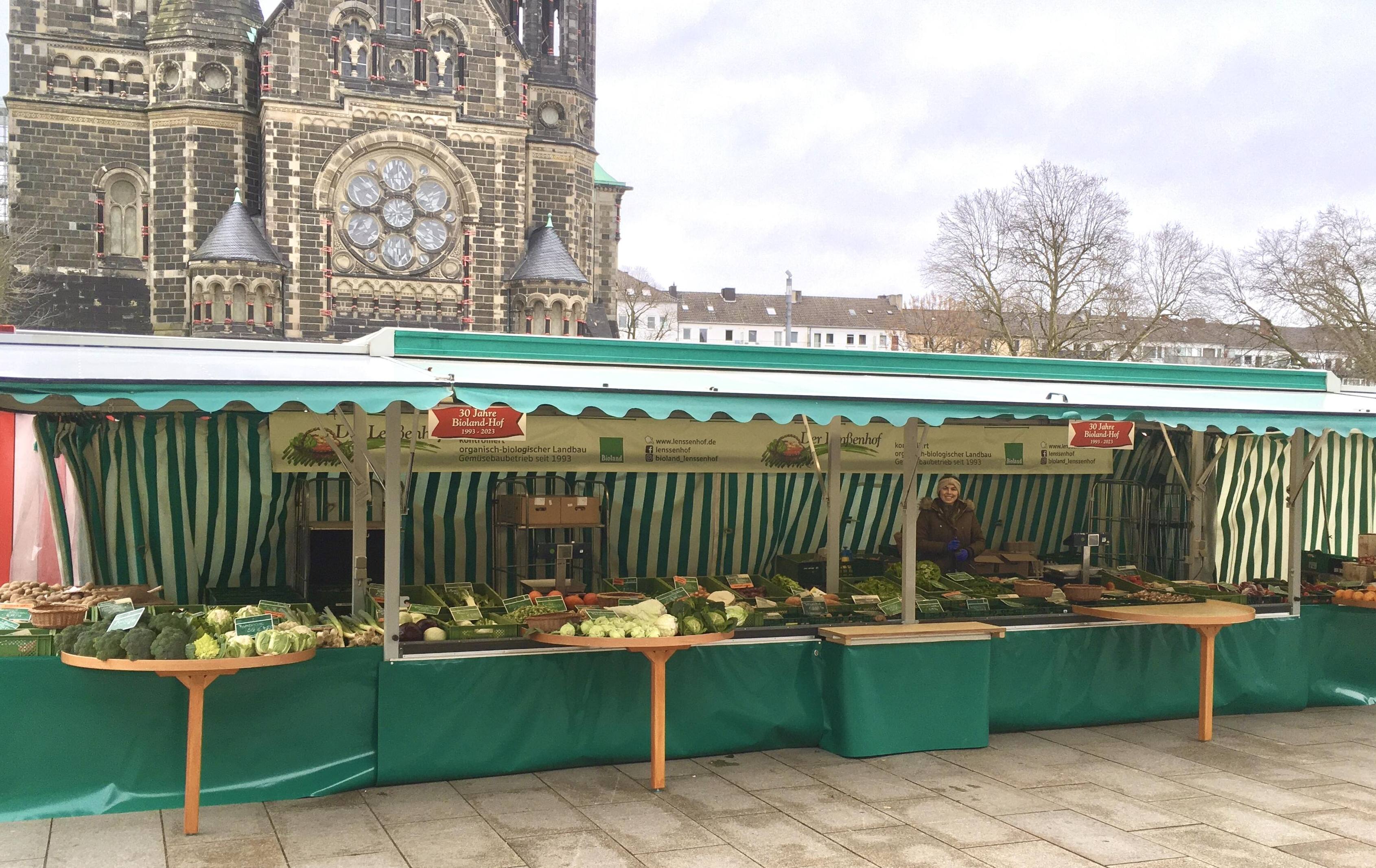 Marktstand in Rheydt Marktstand in Rheydt