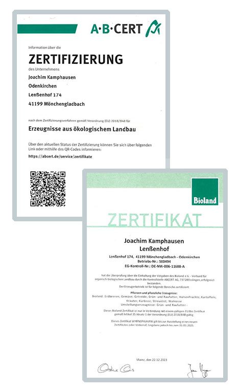 Zertifikate 2024